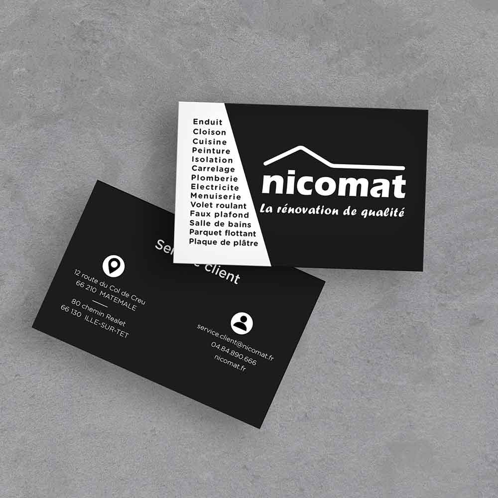 Carte de visite Nicomat